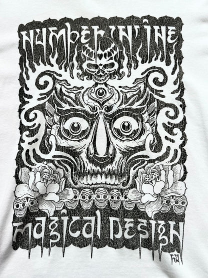 number nine magical design graphic t-shirt