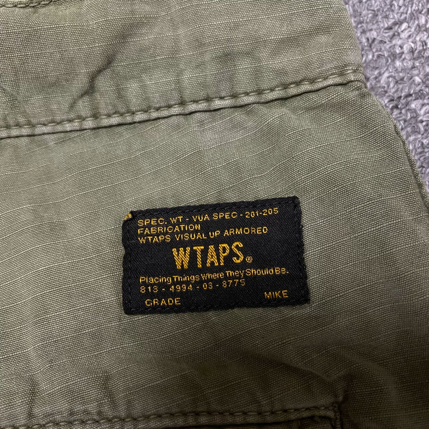 WTAPS 15SS JUNGLE Tie-Dye Washed Cargo Pants