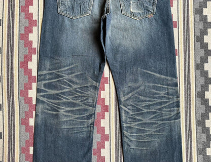 Prps Heavy Washed Distressed Jeans