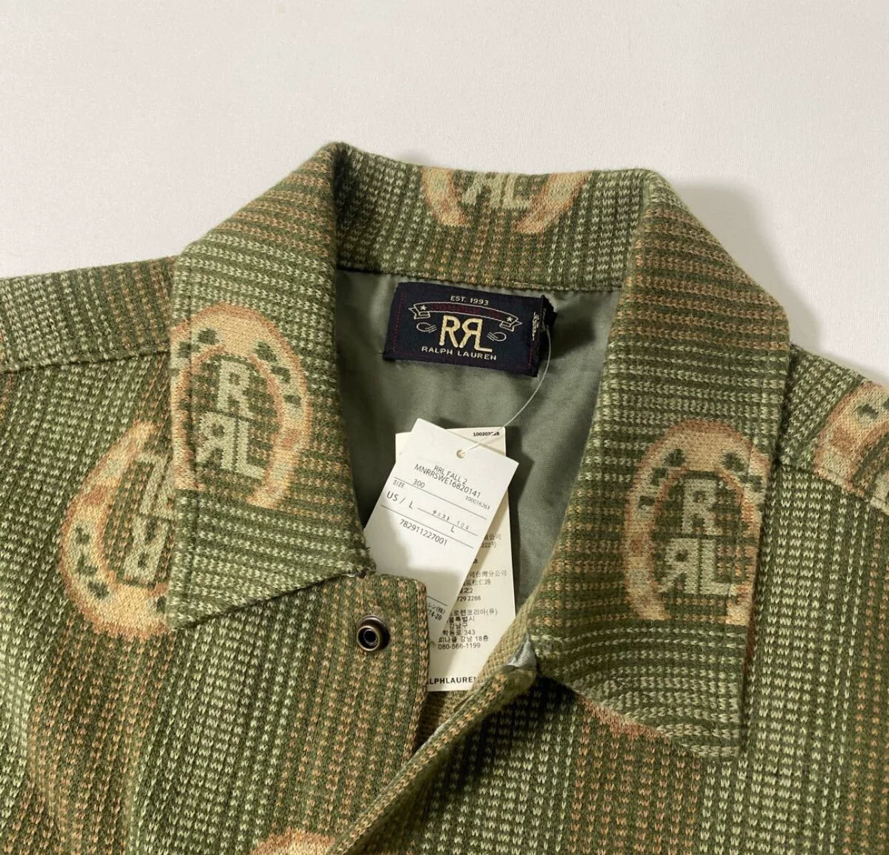 Ralph Lauren Long Sleeve Printed Cotton Shirt