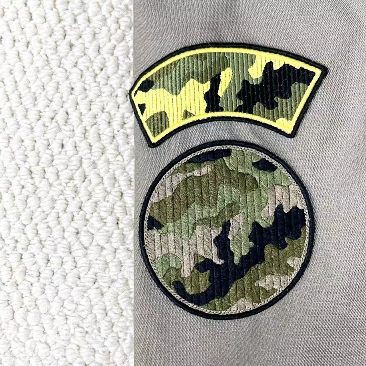 Valentino Camouflage Logo Coat Jacket
