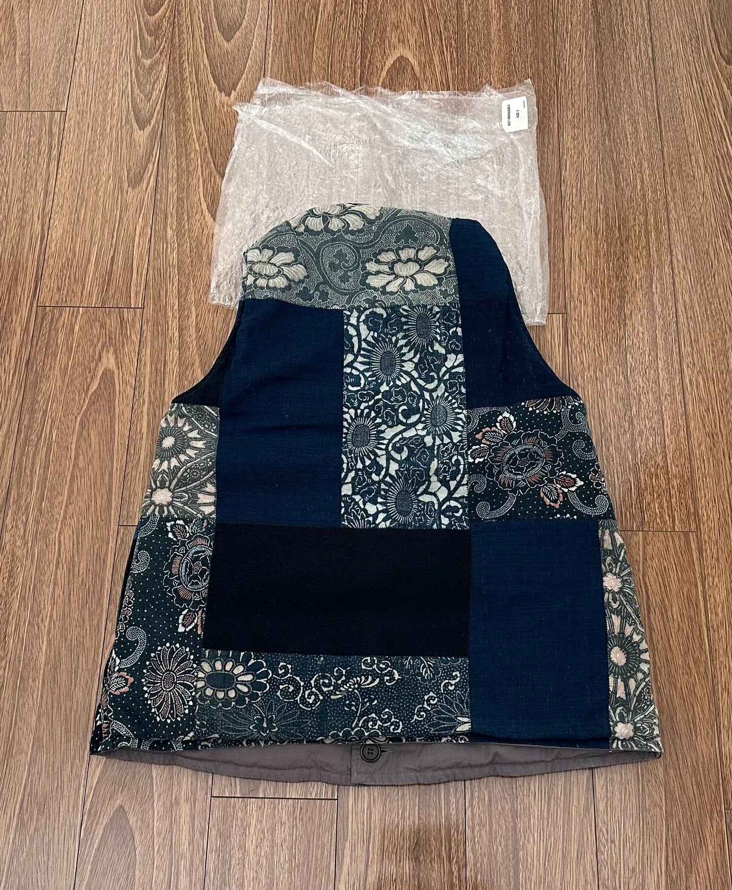 visvim kora down vest in grey