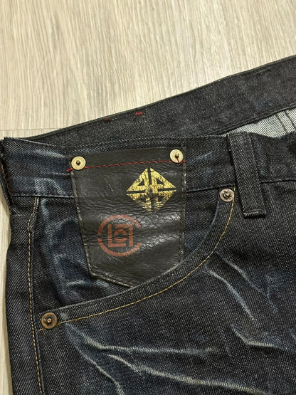 Levi's x Clot 517 Gold Butterfly Jeans