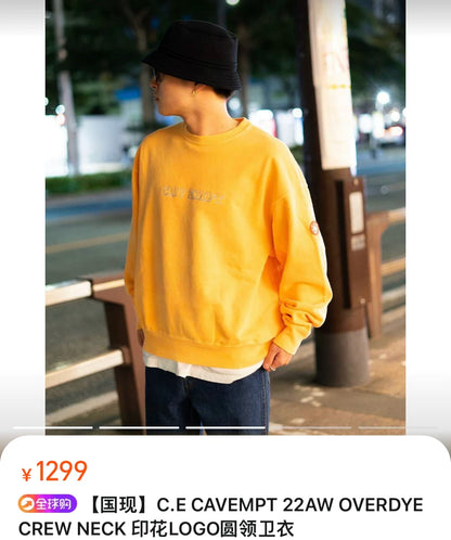 CAVEMPT 22AW Washed Sweatshirt