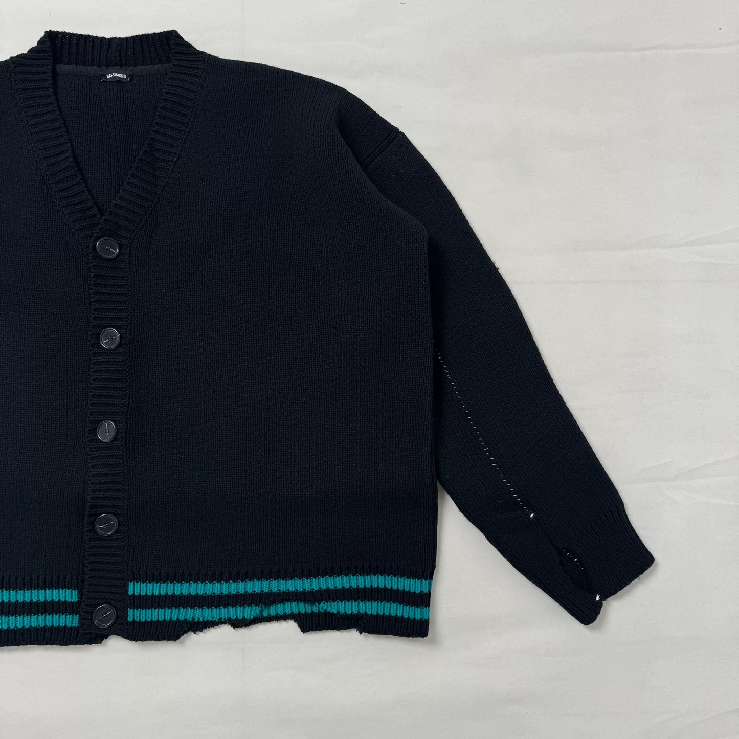 Raf Simons AW16 Oversized Wool Cardigan