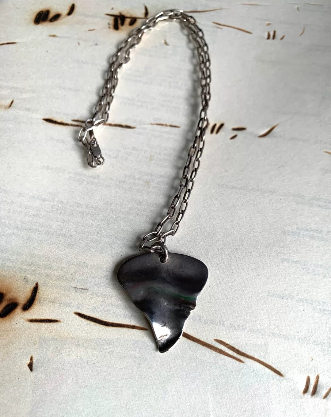 Undercover Giz 925 Silver Pick Necklace