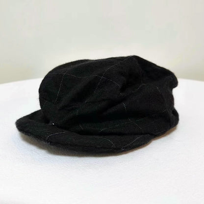 black prince of wales cashmere cap