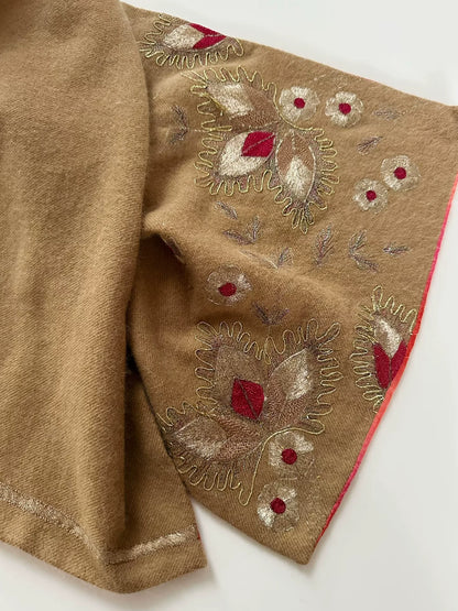Dries Van Noten 90s Embroidered Wool Scarf