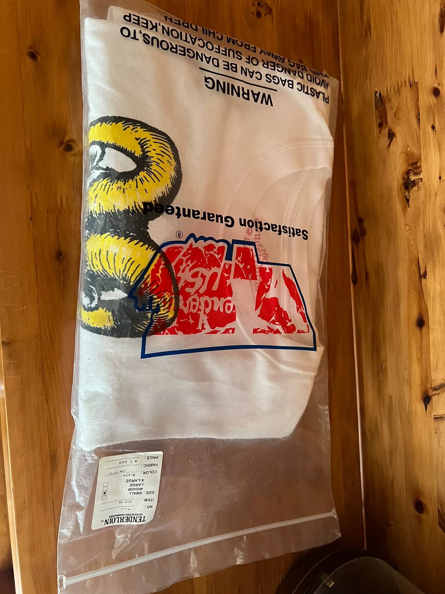 tenderloin white graphic short sleeve t-shirt