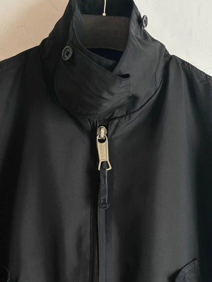 dries van noten 90s pilot jacket in black