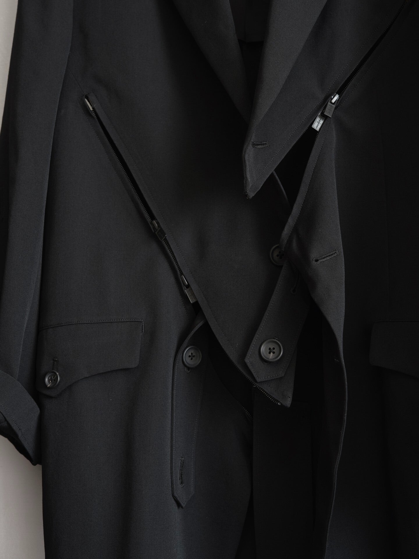 Yohji Yamamoto Deconstructed Zip Jacket
