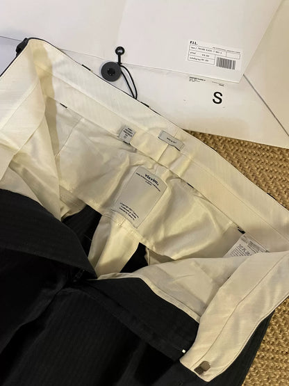 Visvim Paccard Stripe Cropped Slacks