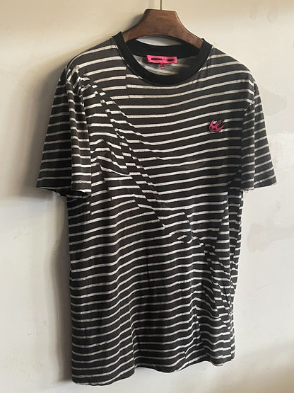 Alexander McQueen Short Sleeve Striped Top