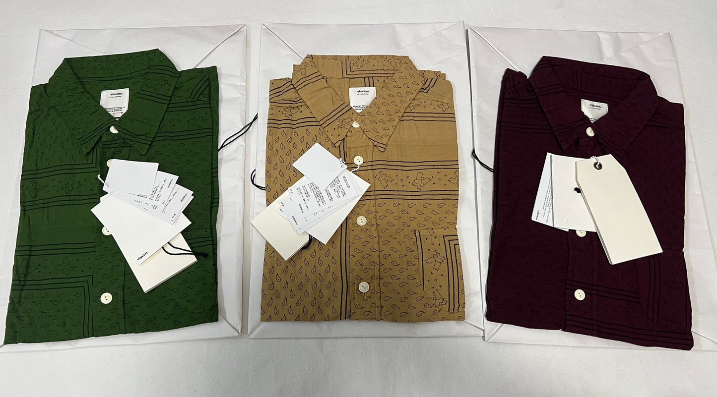 VISVIM 20AW LUMBER L/S BANDANA P.W.