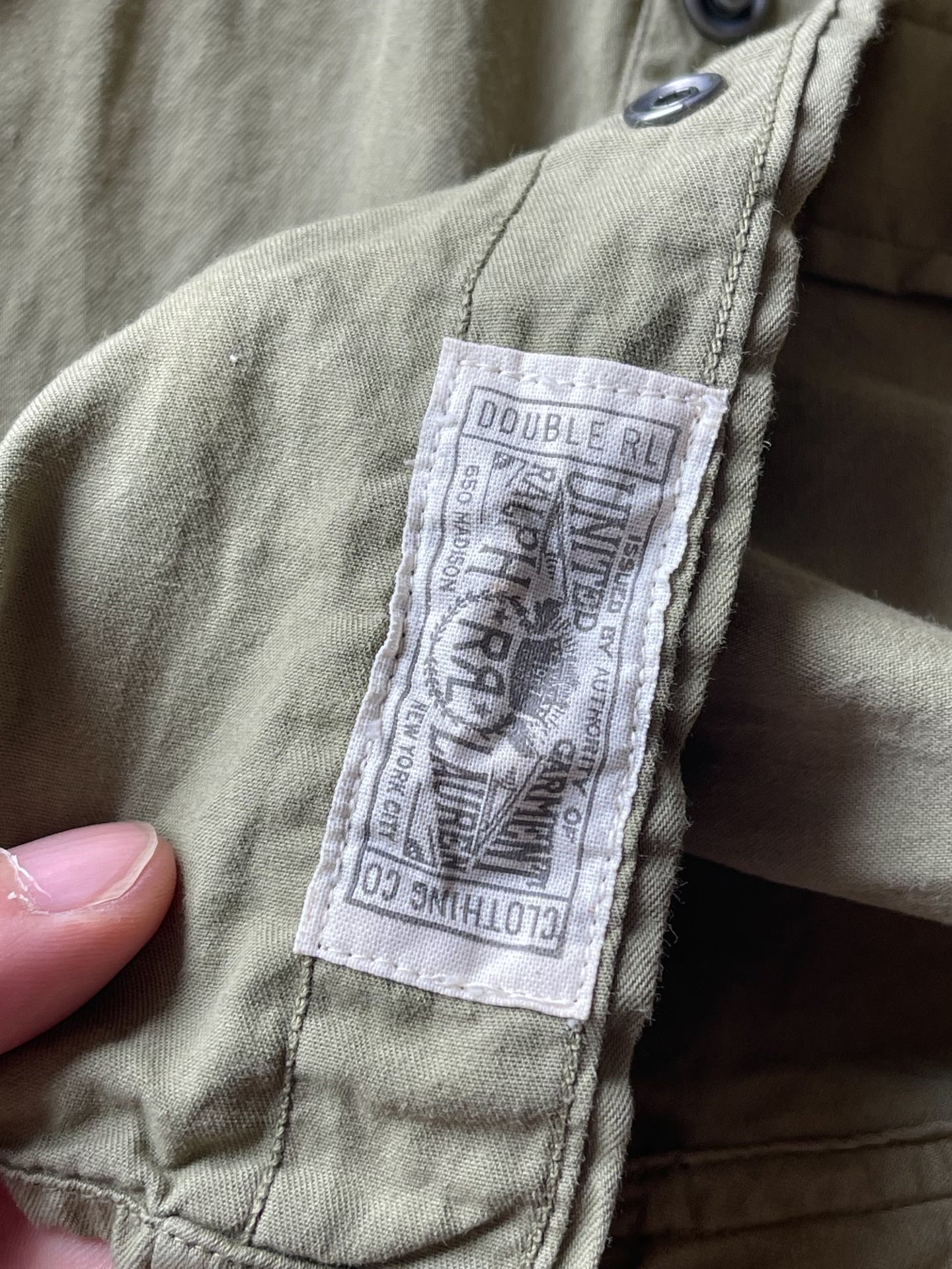 RRL Slim Fit Twill Western Shirt
