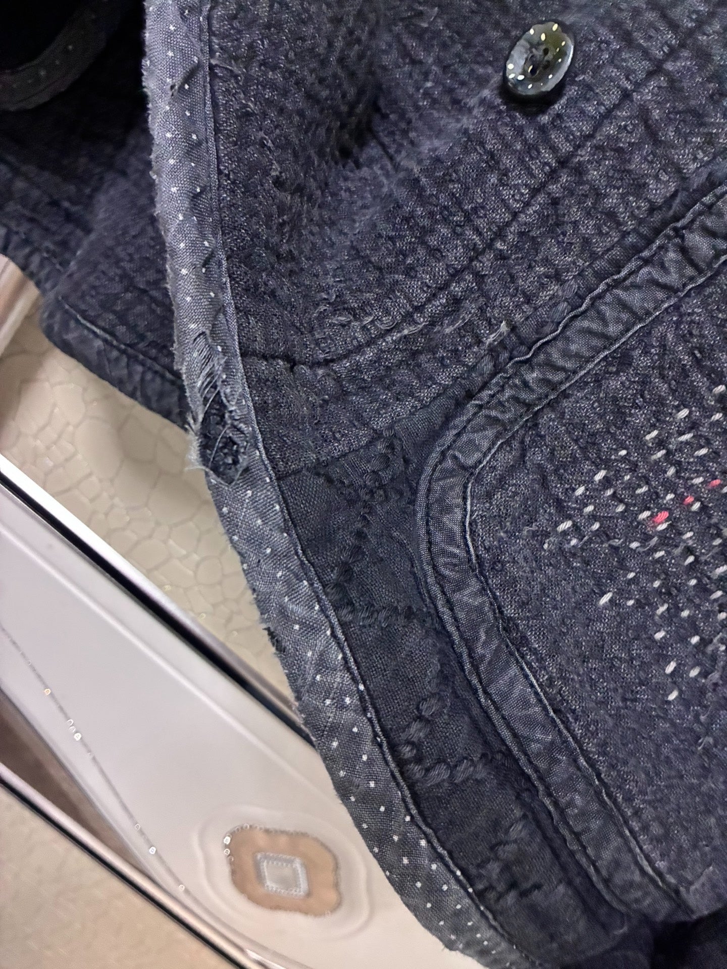 Porter Classic Kendo Sashiko Short Pea Coat