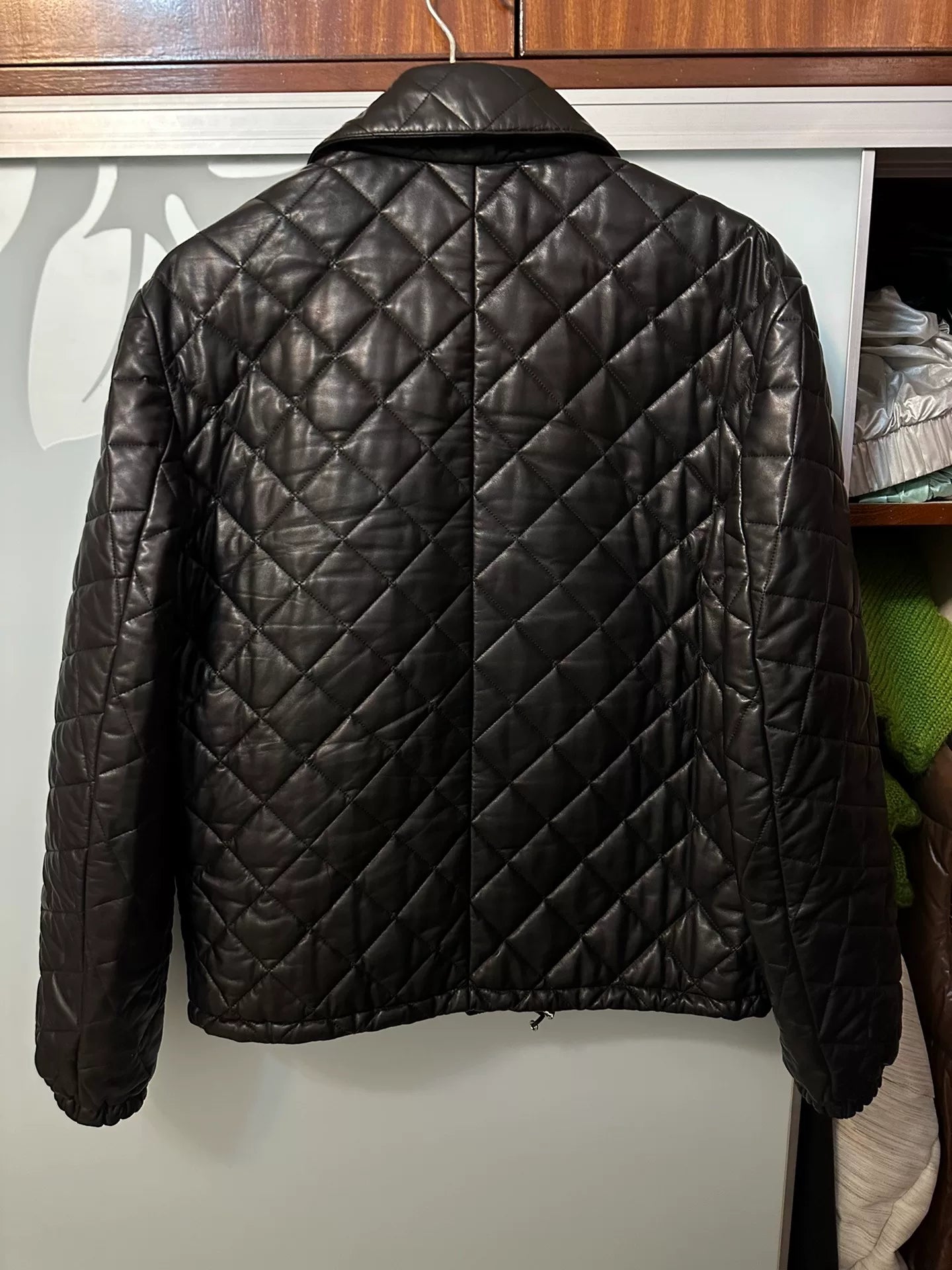 Prada 21AW Raf Simons Leather Jacket