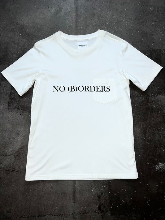 no borders collaboration graphic tee