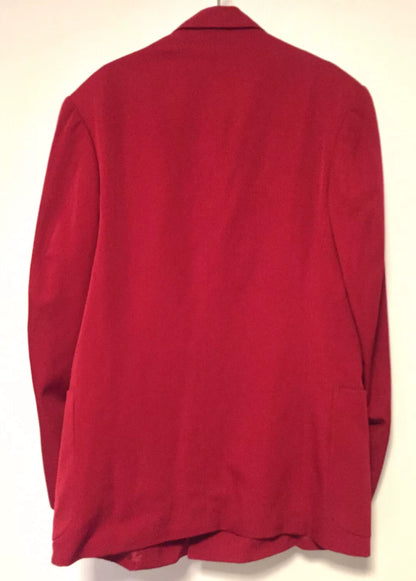 Yohji Yamamoto Archive Red Wool Blazer