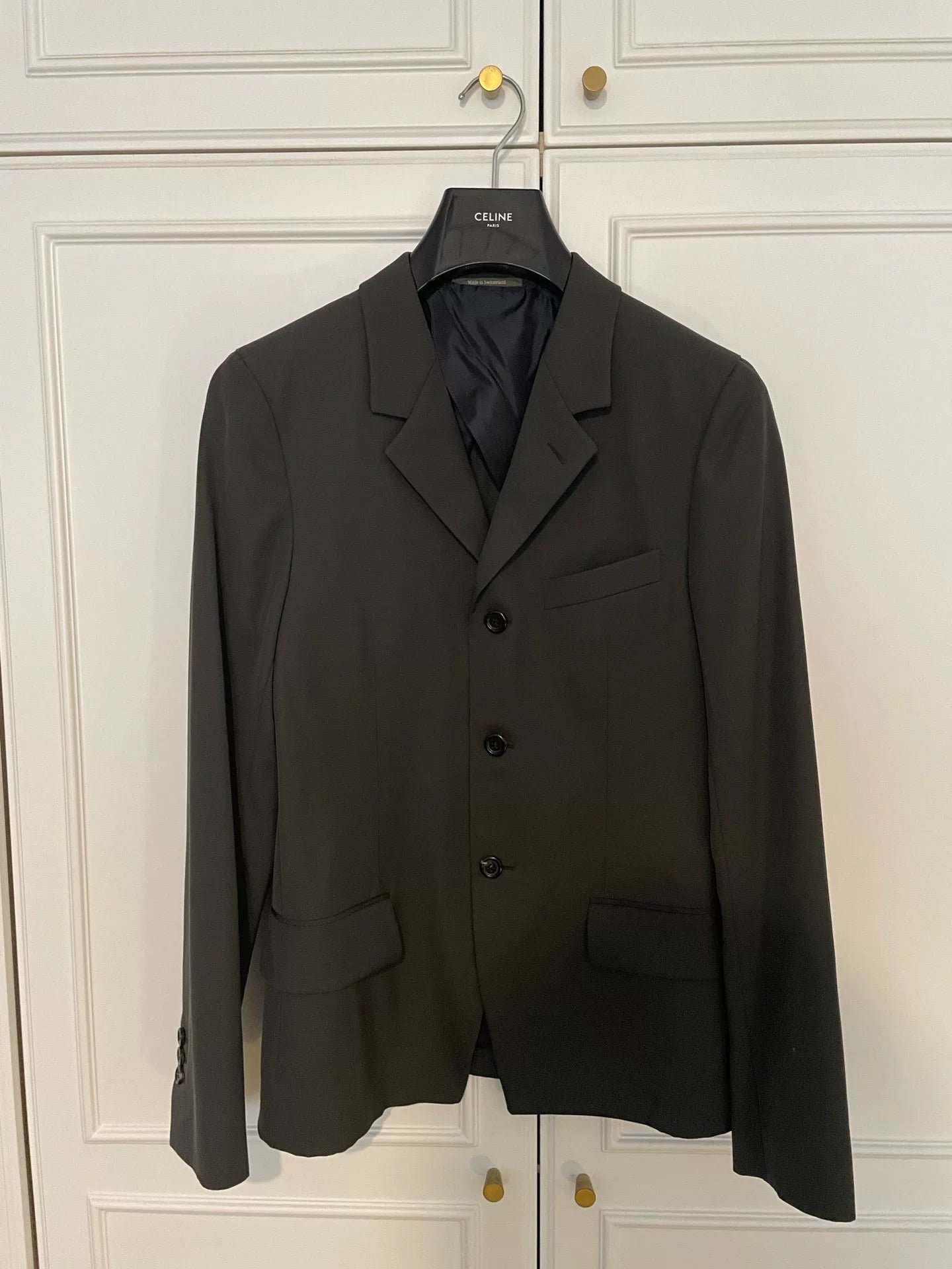 YSL 2011 Vintage Dark Green Blazer