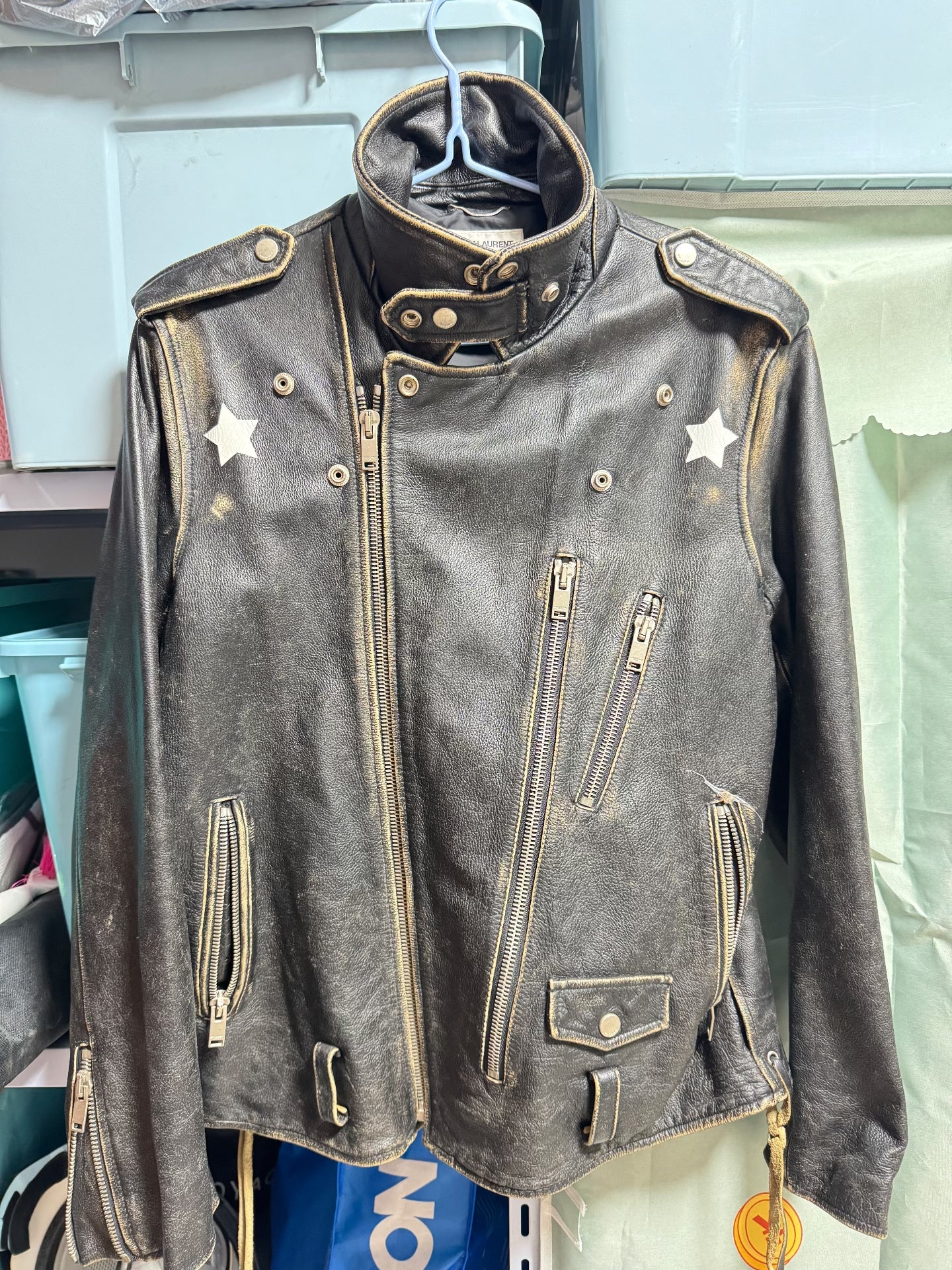 Saint Laurent Paris Leather Jacket
