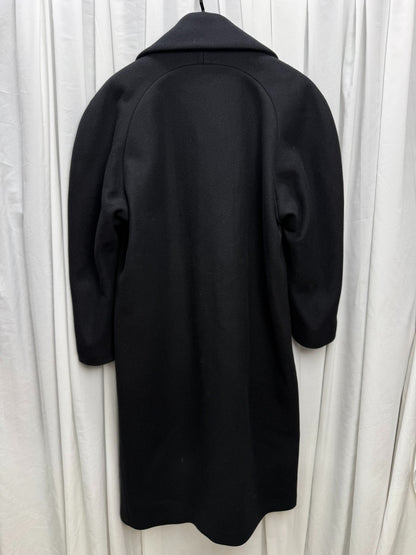 Dries van Noten Round Shoulder Wool Coat