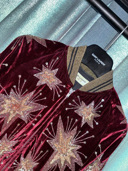 Saint Laurent Starburst Bomber Jacket