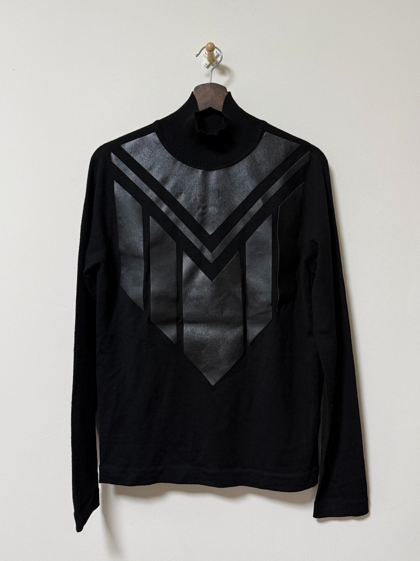 Dirk Bikkembergs Sheepskin Turtleneck Sweater