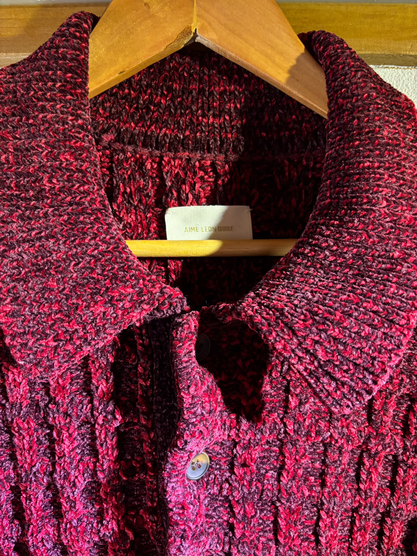 Aime Leon Dore Open Collar Sweater