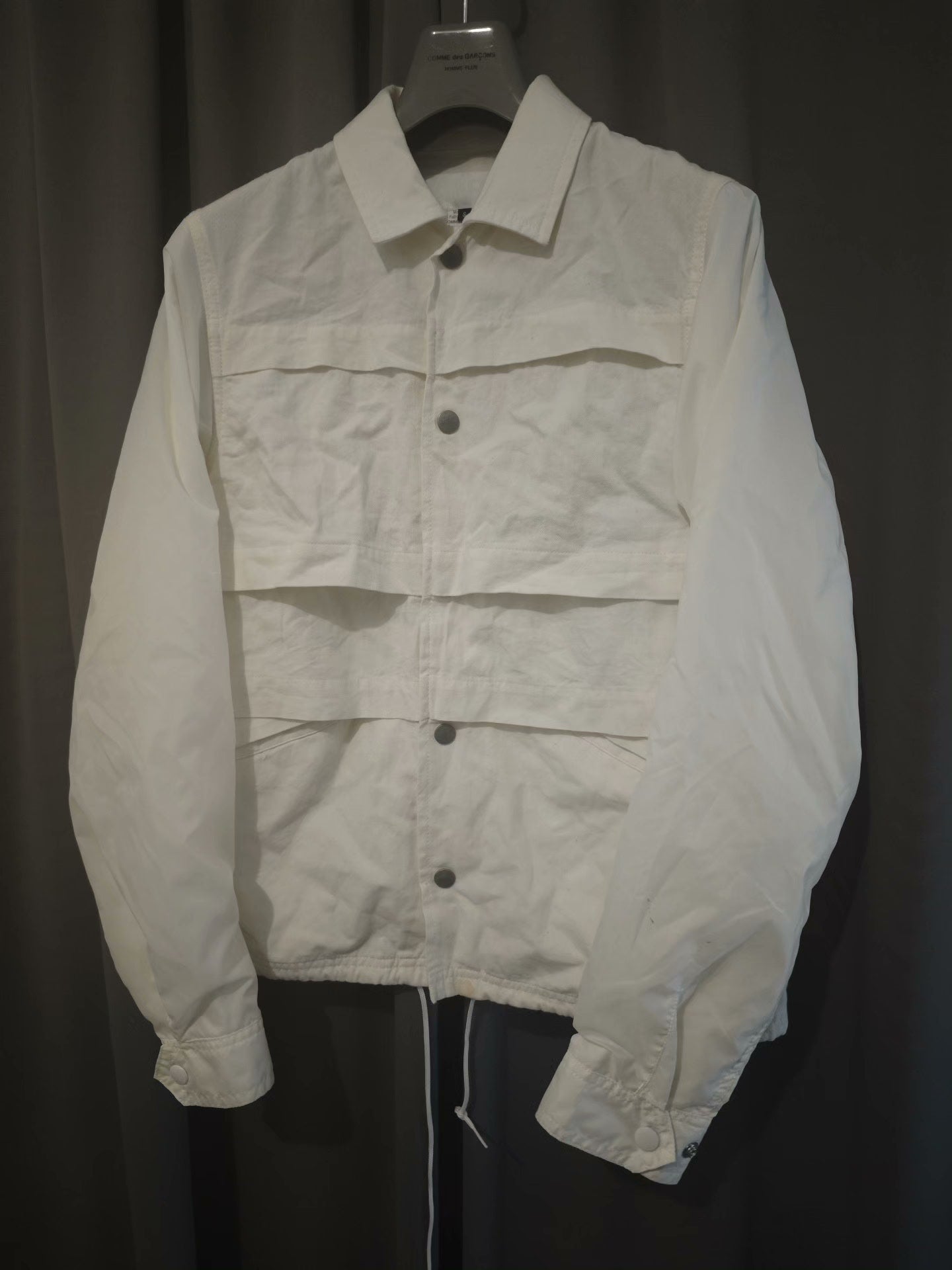 Comme des Garcons CDG patchwork pleated jacket