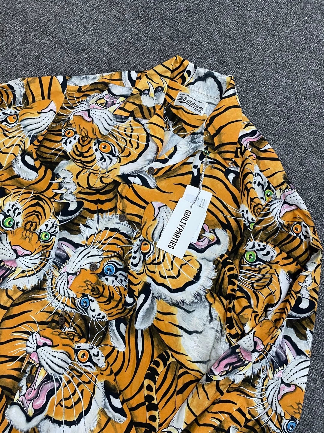 Wacko Maria Tiger Print Shirt