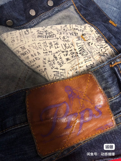PRPS Men's Wide-Leg Denim Jeans