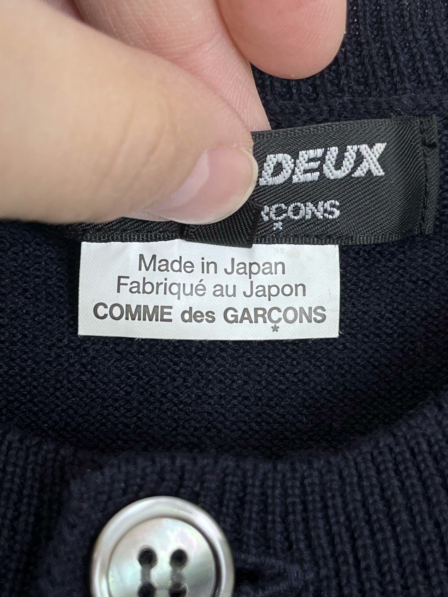 COMME des GARCONS Main Line Wool Cardigan