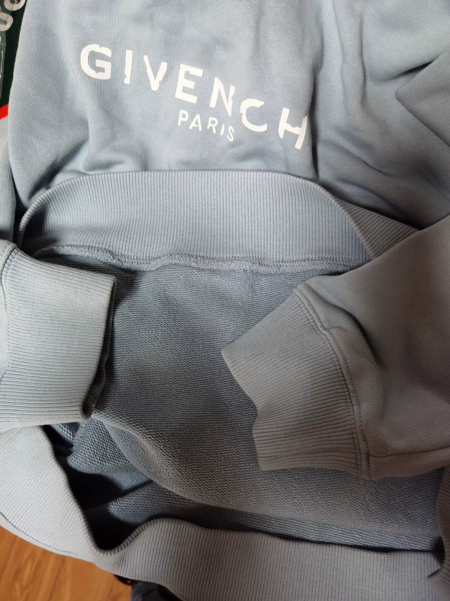 Givenchy Light Blue Print Hoodie