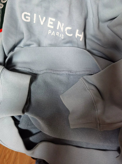 Givenchy Light Blue Print Hoodie