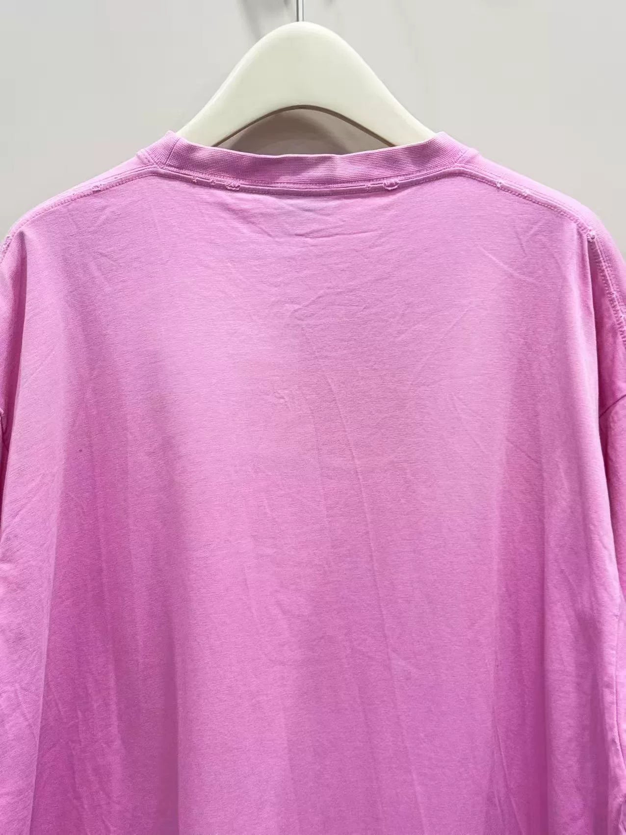 balenciaga pink short sleeve t-shirt xs