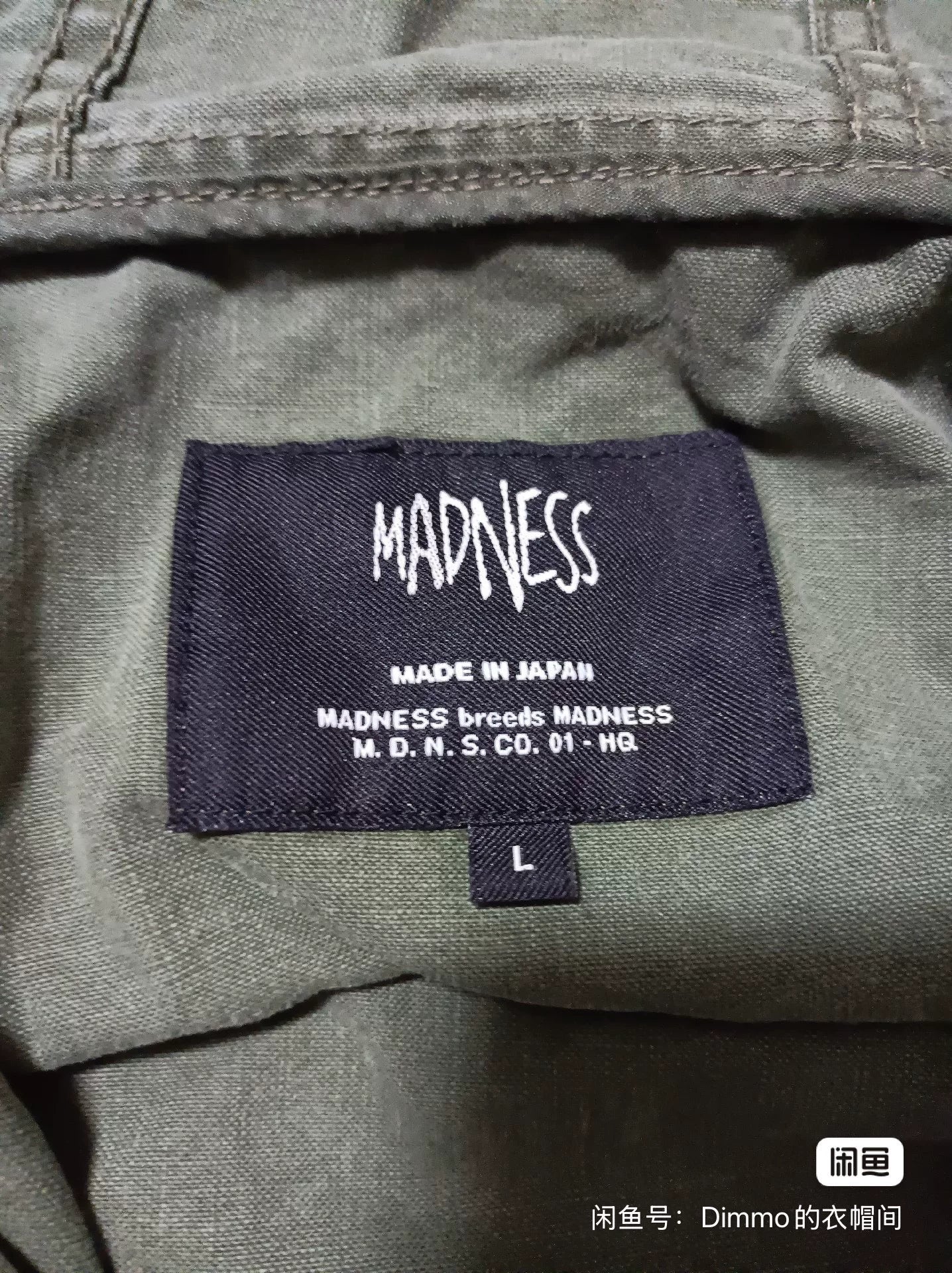 MADNESS 19AW Half-Zip Anorak Parka