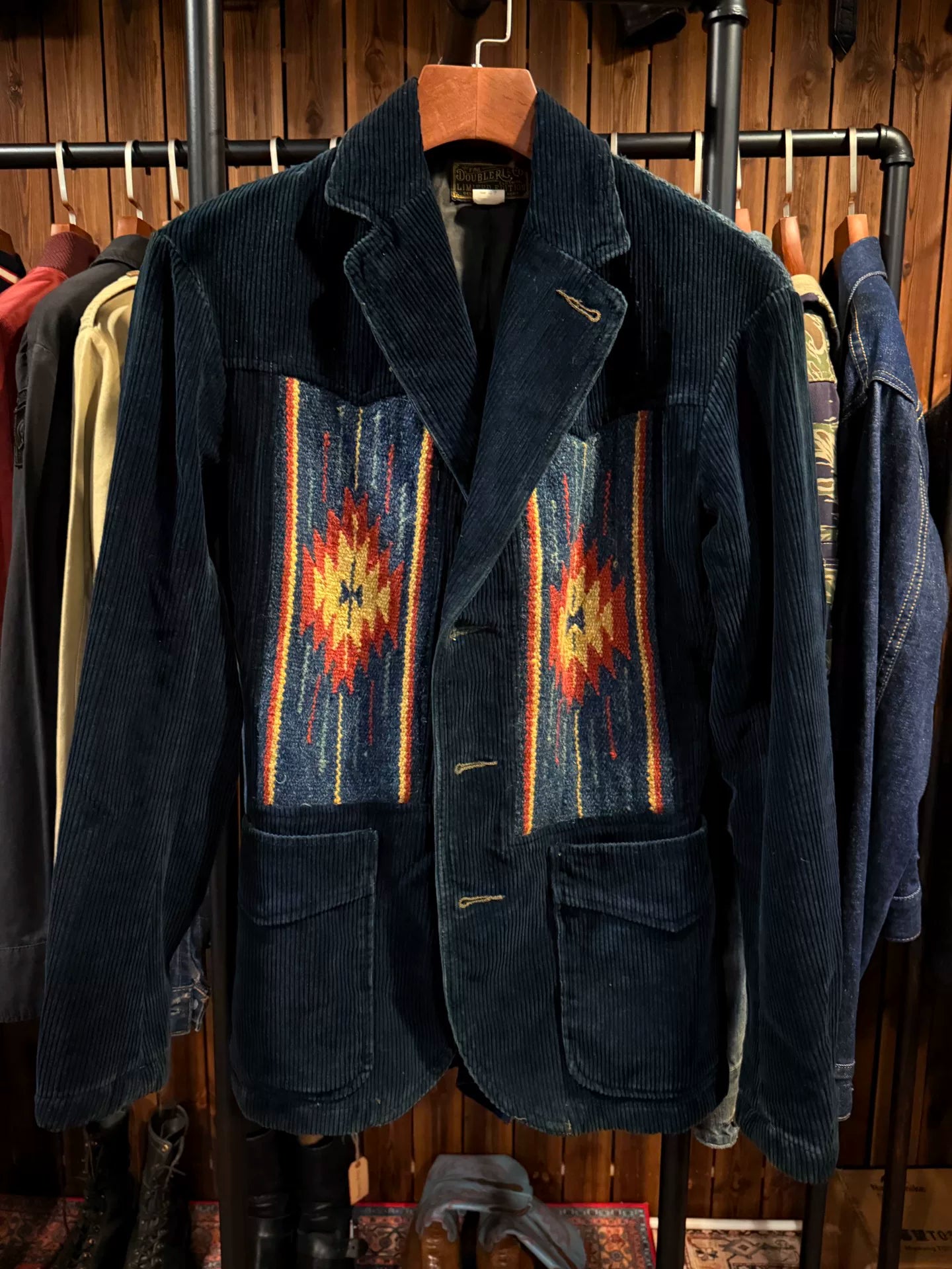 RRL Navajo Style Corduroy Blazer