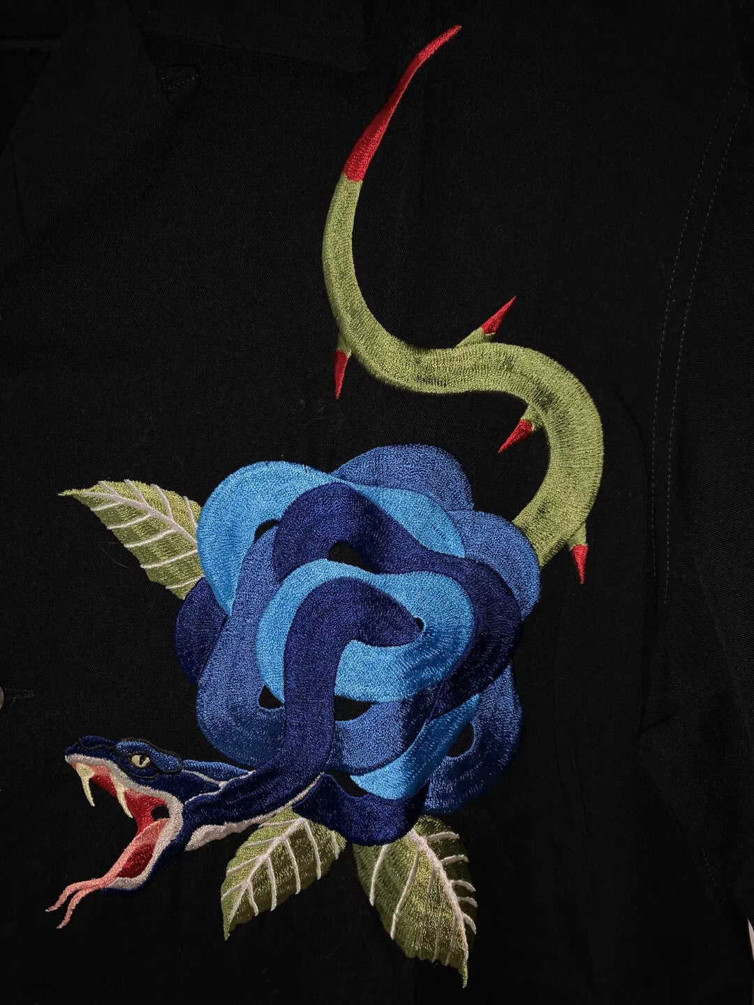 Undercover Rose Snake Embroidery Shirt