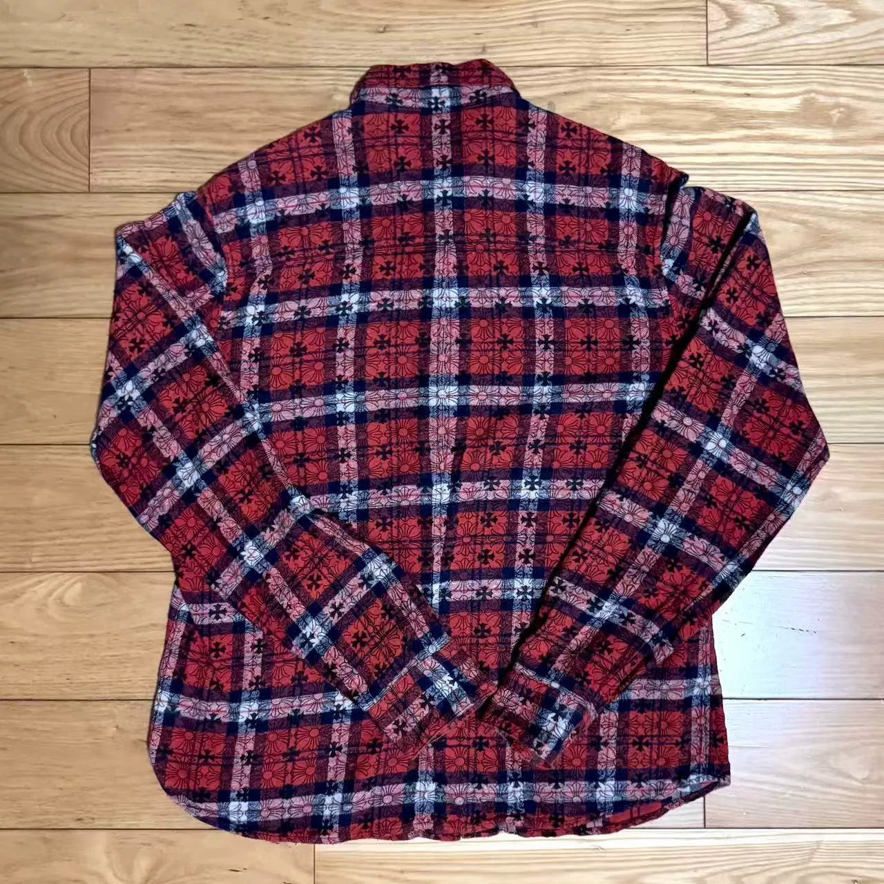 Chrome Hearts Black Red Cross Shirt