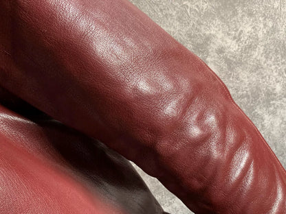 freewheelers burgundy leather jacket