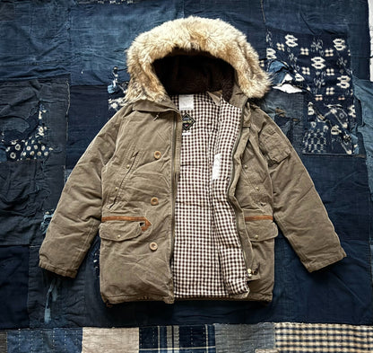 visvim valdez down jacket corduroy coat