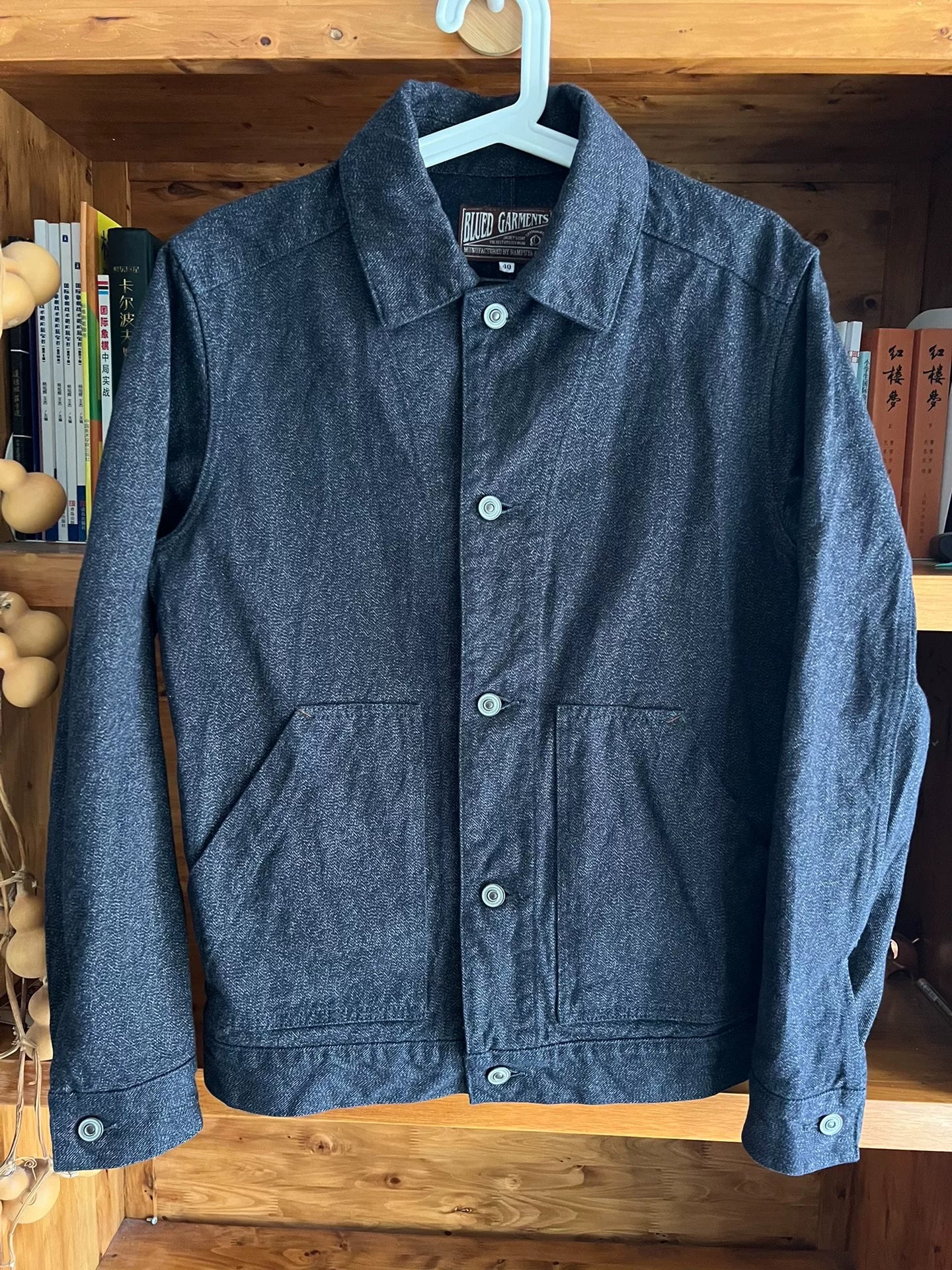 momotaro blue denim jacket for men