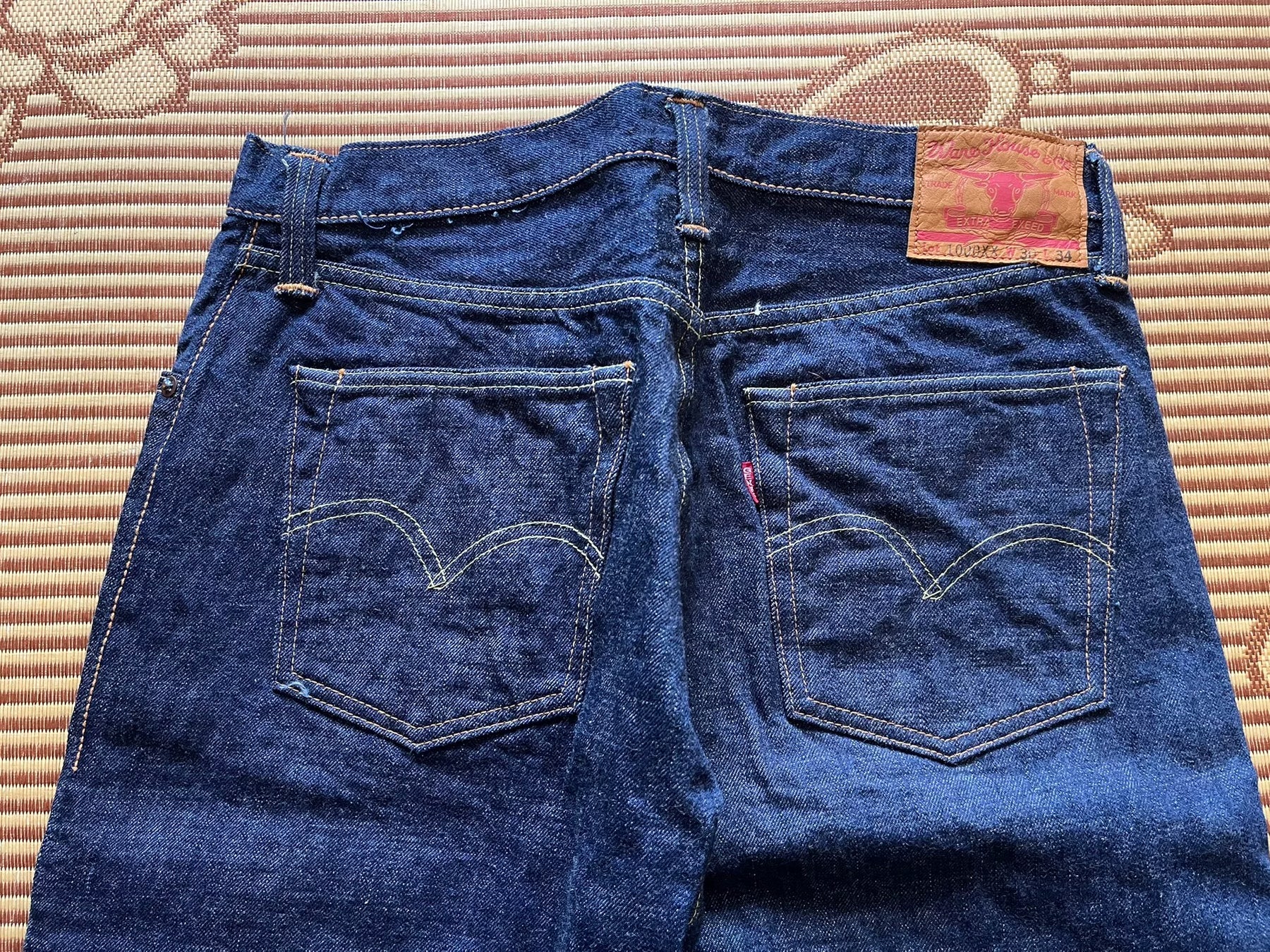 Warehouse 1000xx Natural Indigo Jeans