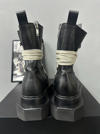 Rick Owens 25FW High Strap Thick Boots