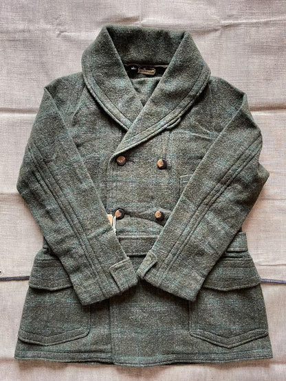 Levi's LVC Shawl Collar Wool Plaid Coat