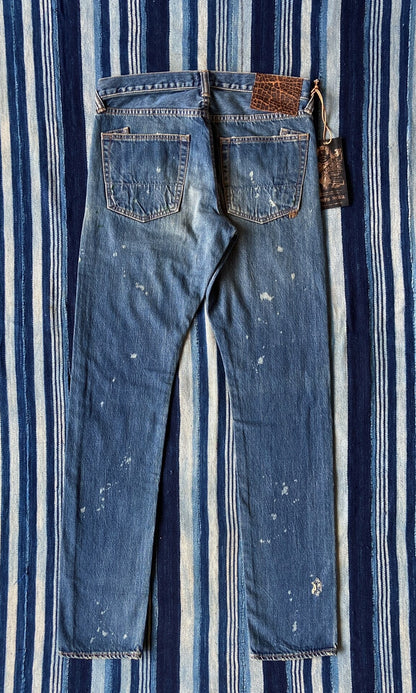 vintage washed denim jeans by prps noir