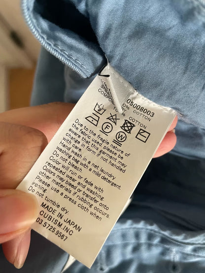 visvim HAKAMA Blue Cotton Pants
