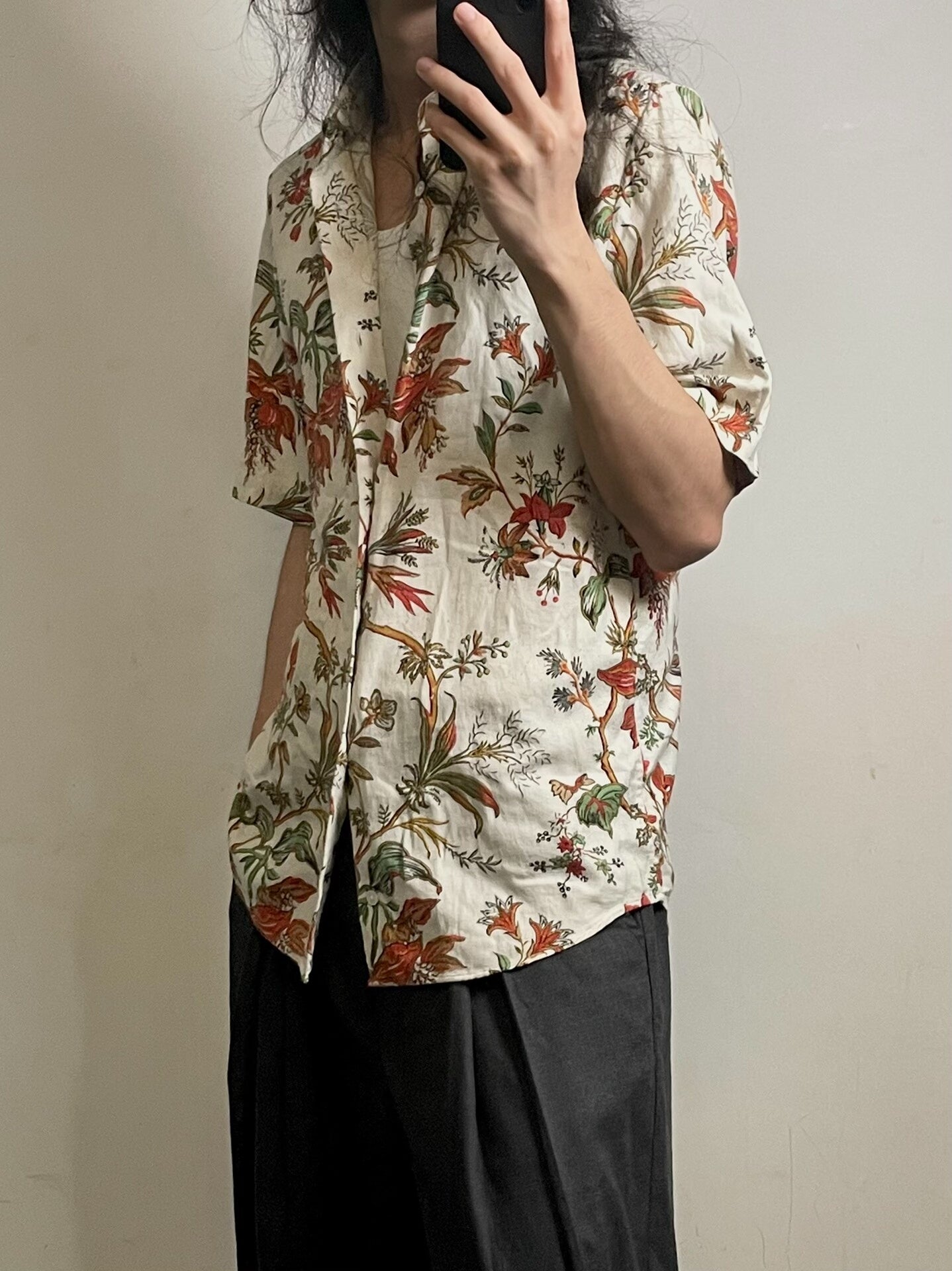 Alexander McQueen Floral Print Shirt