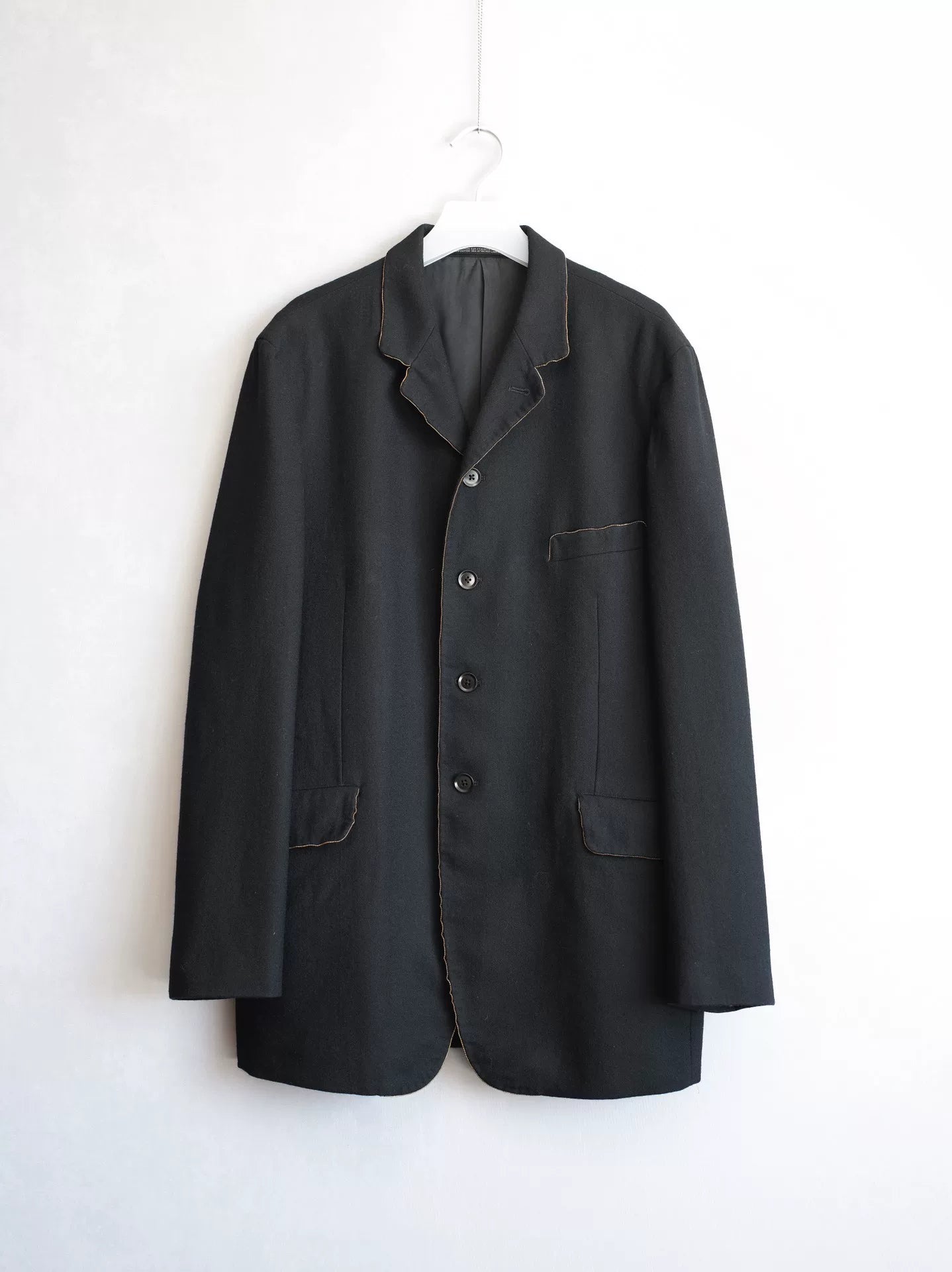 handmade gold bead jacket by yohji yamamoto